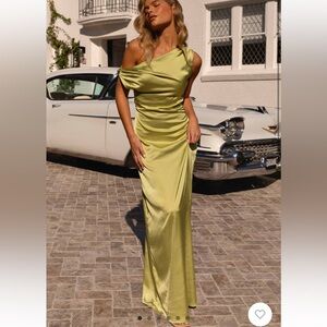 Peppermayo Heart of Glass Maxi- Chartreuse